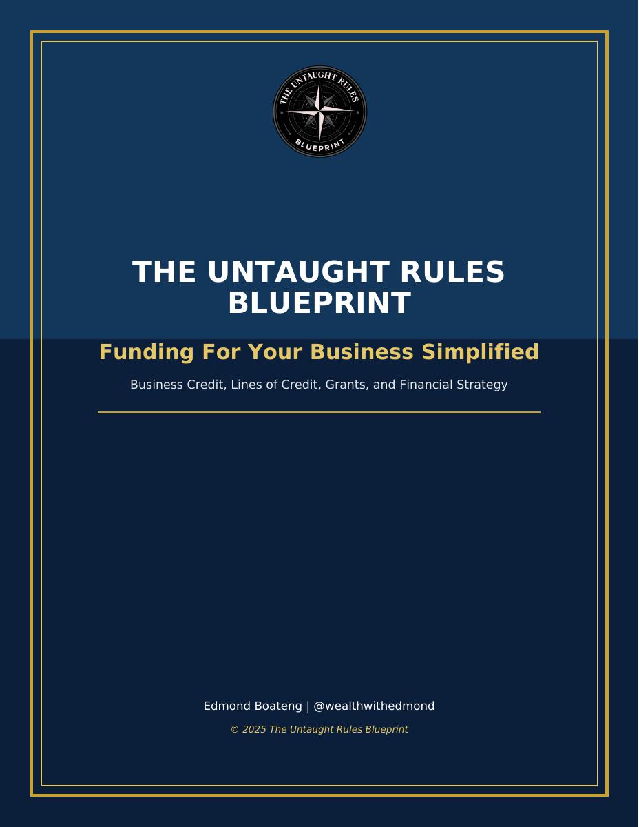Business Funding Blueprint cover